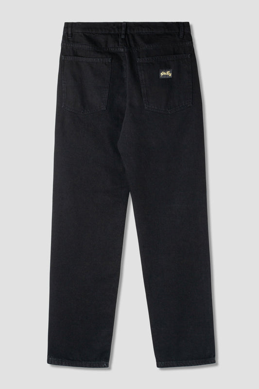 5 Pocket Taper (Washed Black Denim)