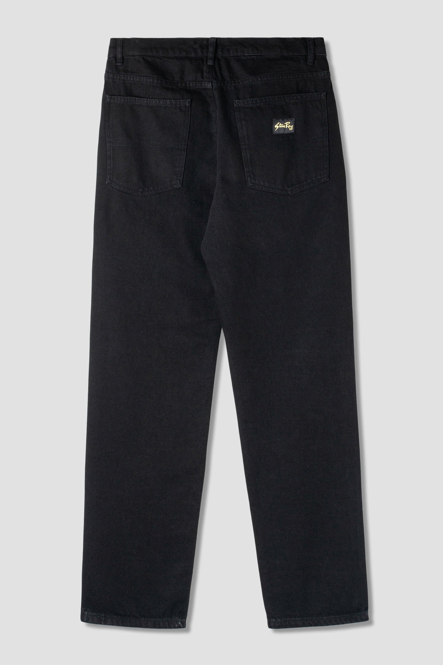 5 Pocket Straight (Washed Black Denim)