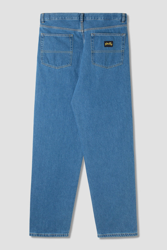 5 Pocket Taper (Mid Stonewash Denim)