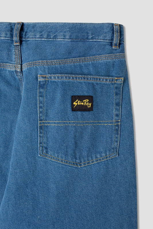5 Pocket Taper (Mid Stonewash Denim)