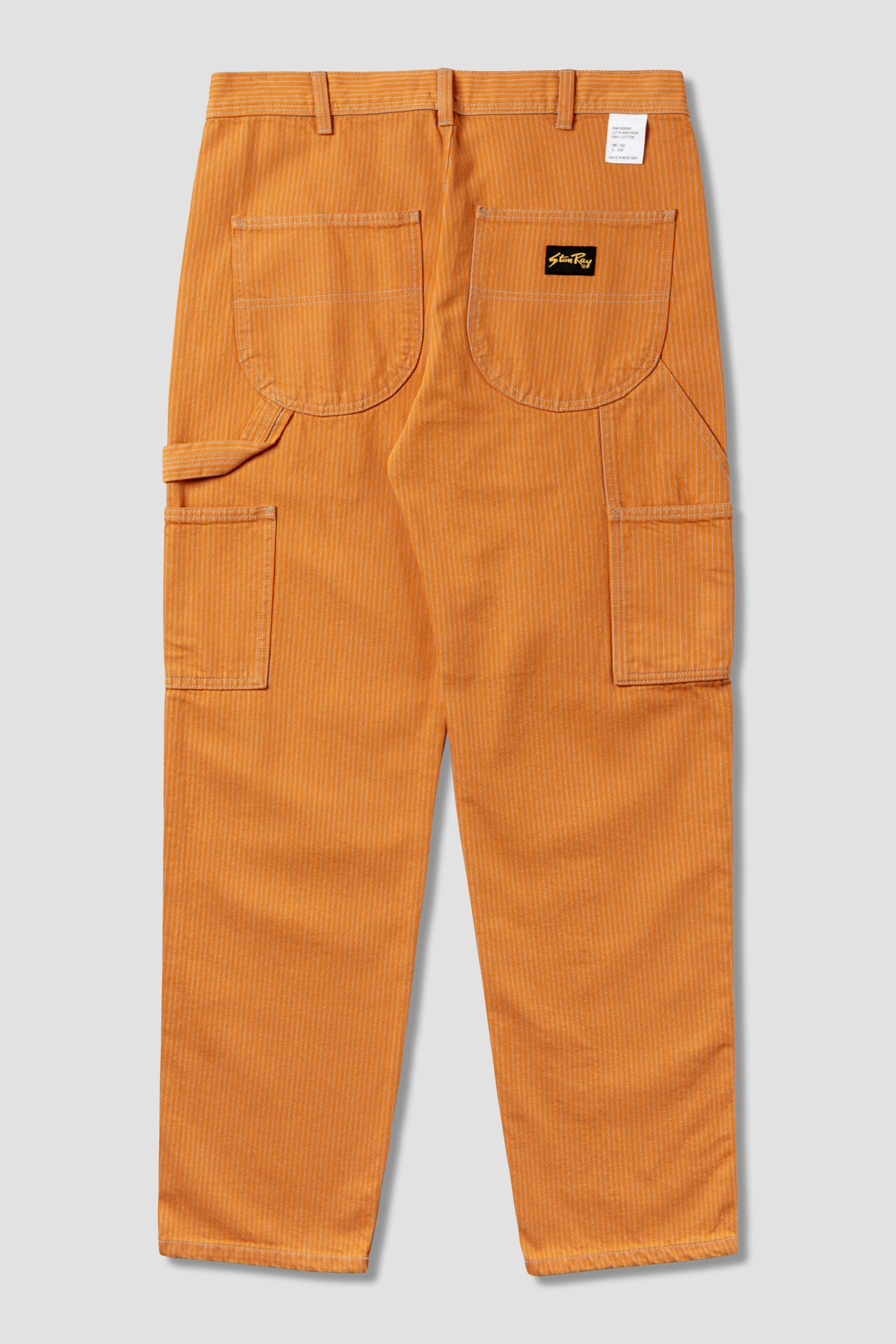 80s Painter Pant (Orange/Khaki Hickory)
