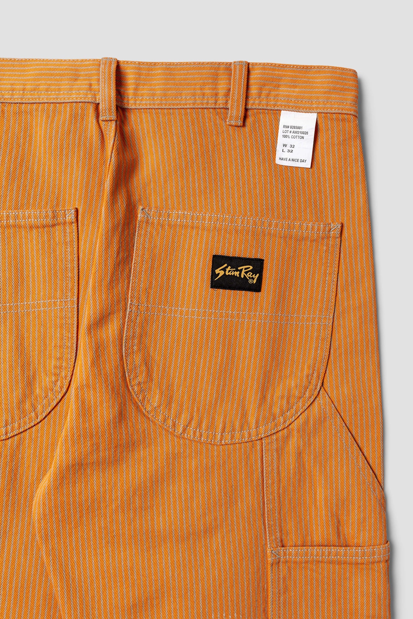 80s Painter Pant (Orange/Khaki Hickory)