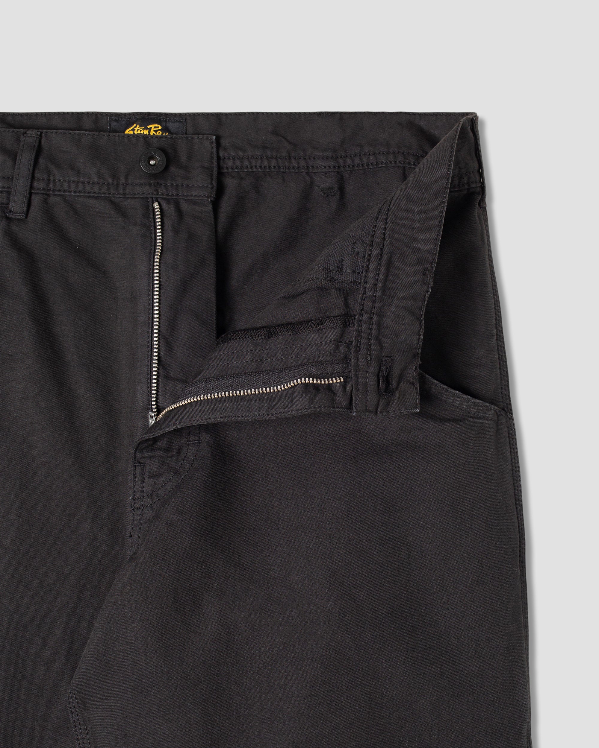 Pantalon de peintre des années 80 (sergé noir)