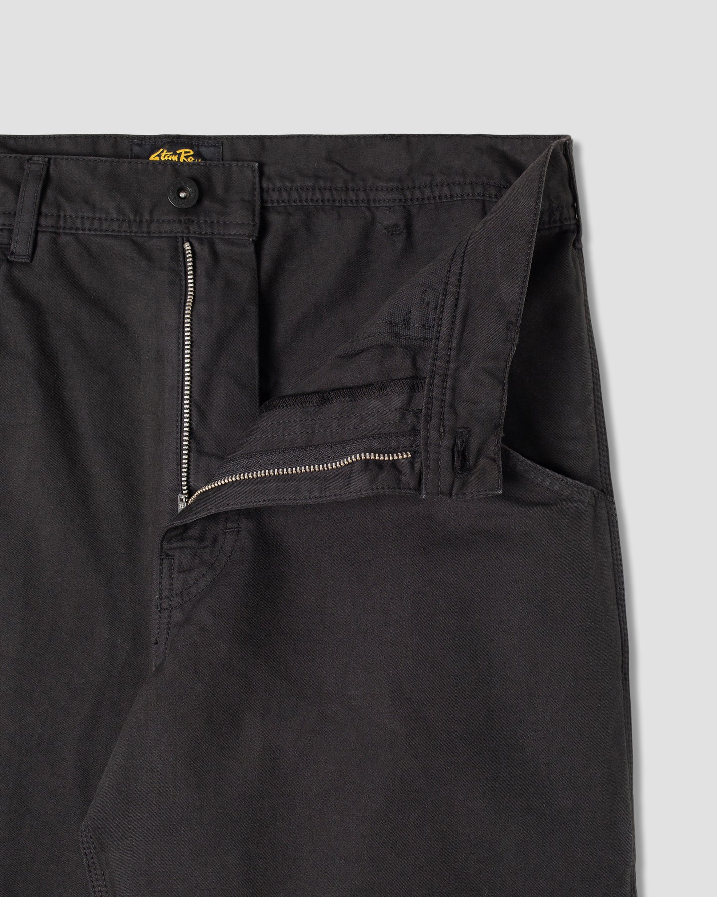 Pantalon de peintre des années 80 (sergé noir)