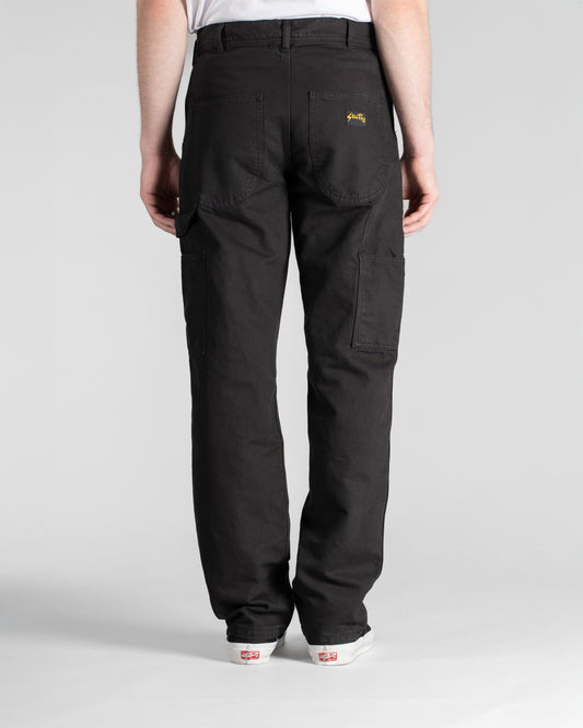 Pantalon de peintre des années 80 (sergé noir)