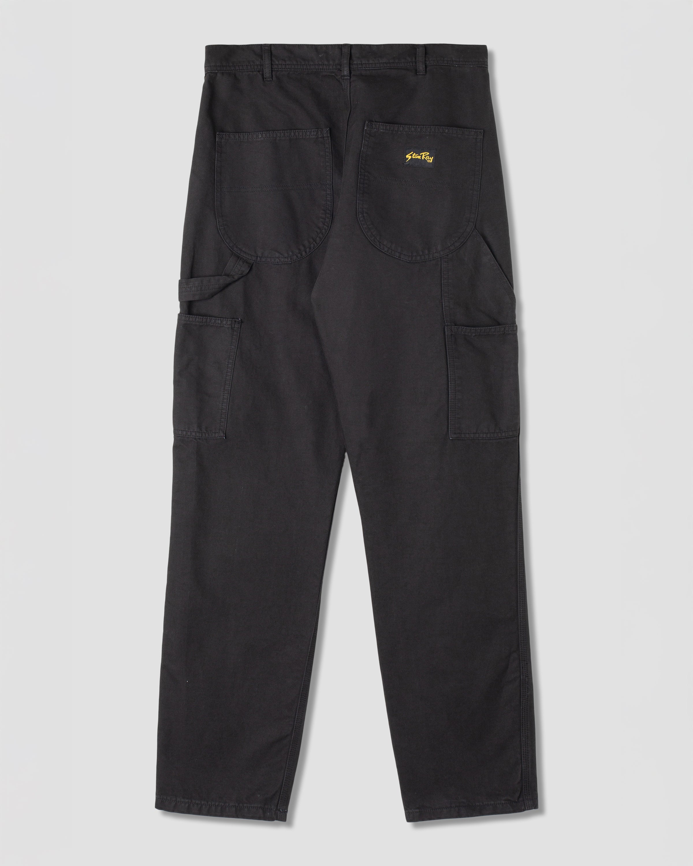 Pantalon de peintre des années 80 (sergé noir)