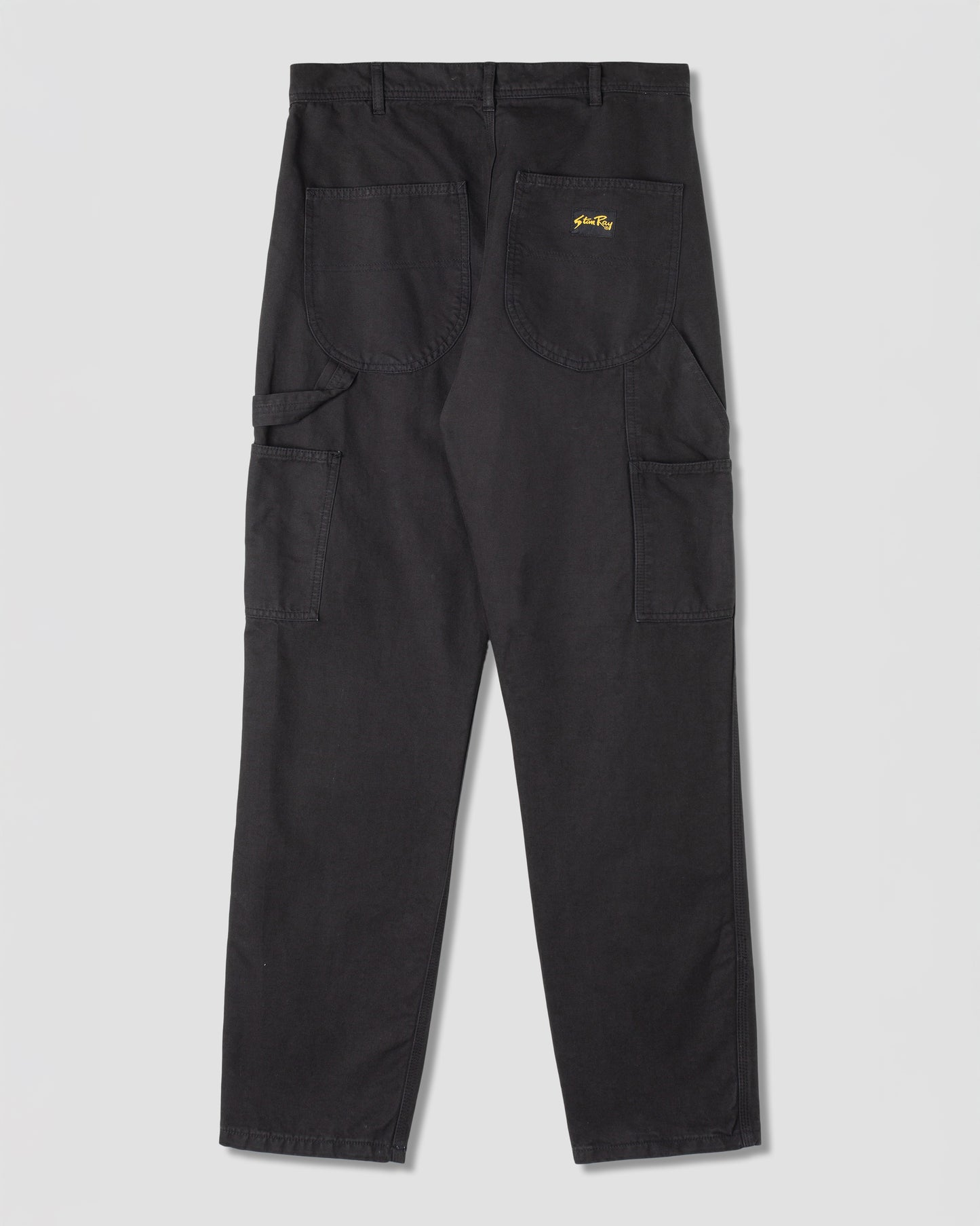 Pantalon de peintre des années 80 (sergé noir)