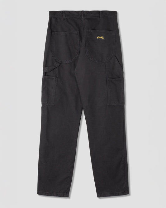 Pantalon de peintre des années 80 (sergé noir)