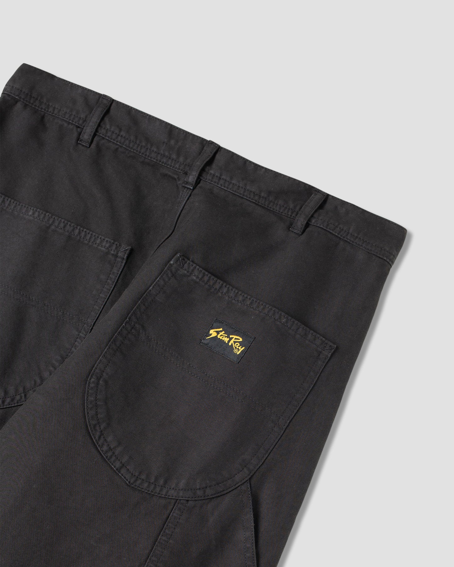Pantalon de peintre des années 80 (sergé noir)