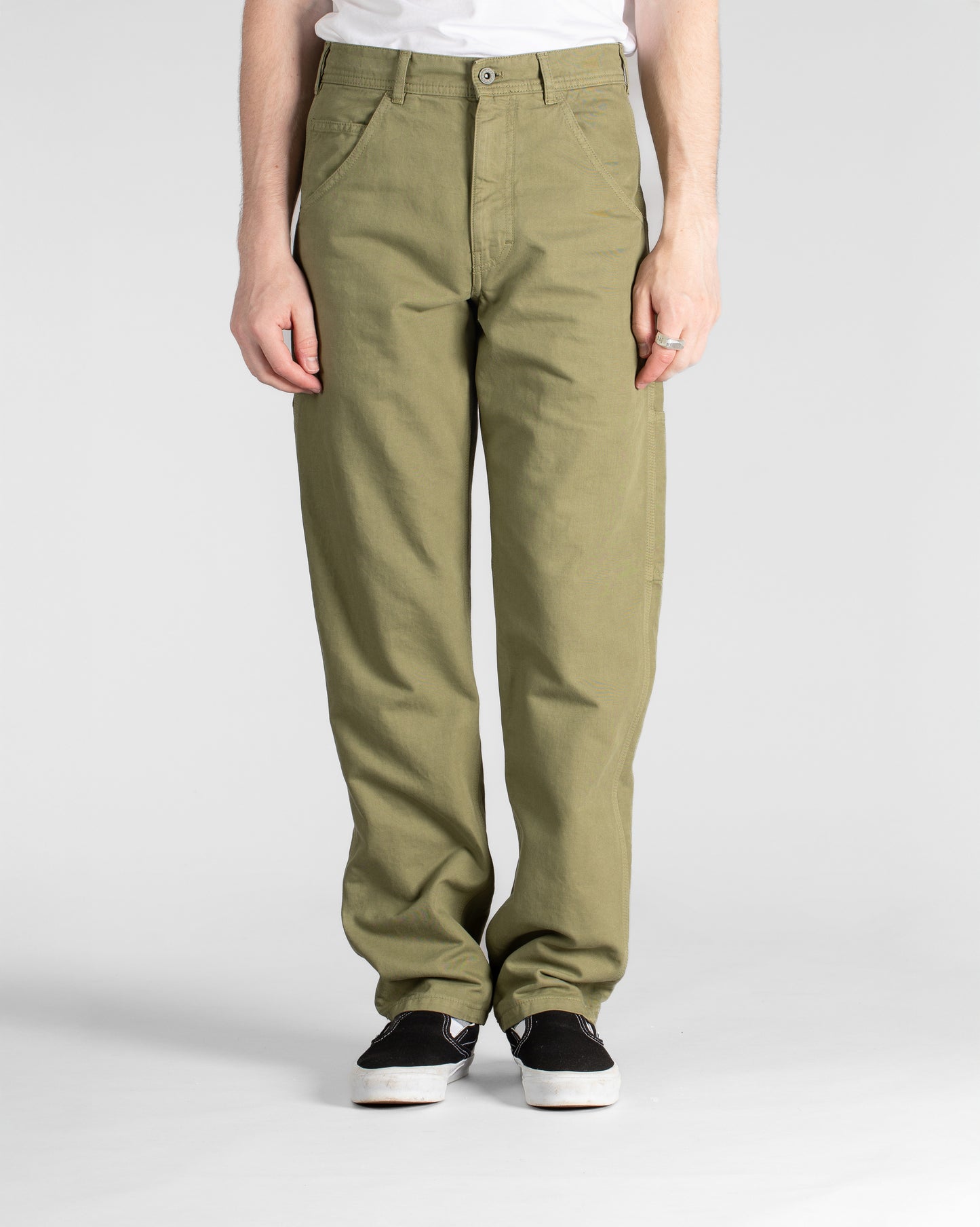 Pantalon de peintre des années 80 (Olive Twill)