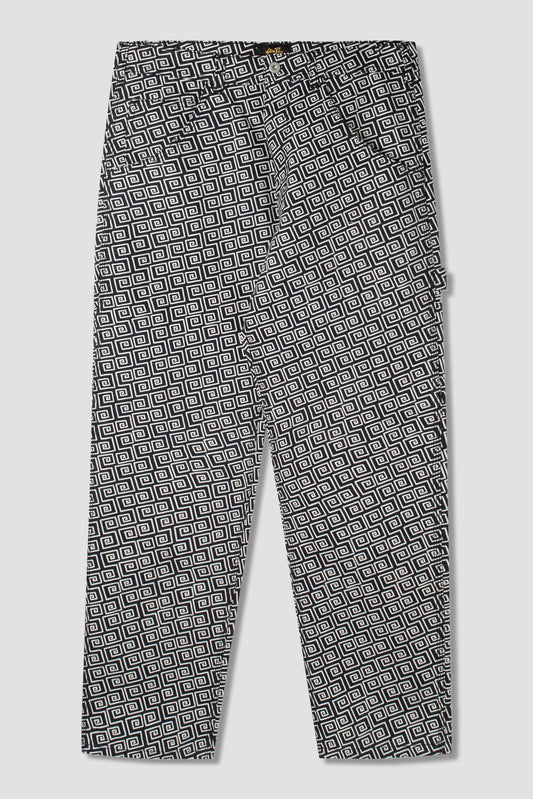 80s Painter Pant (Black Labrynth)