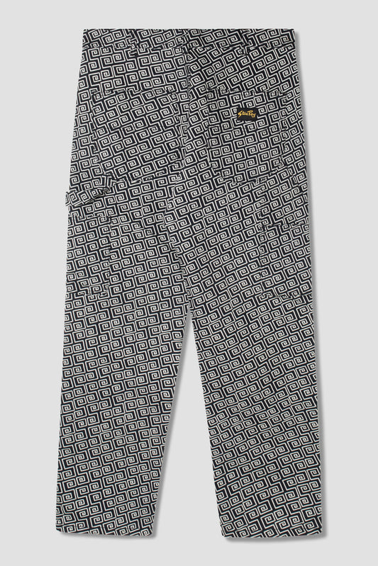 80s Painter Pant (Black Labrynth)
