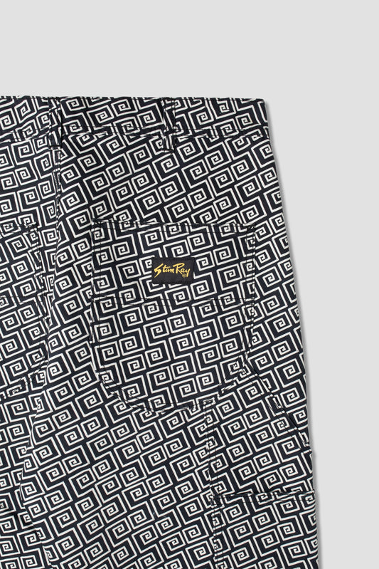 80s Painter Pant (Black Labrynth)