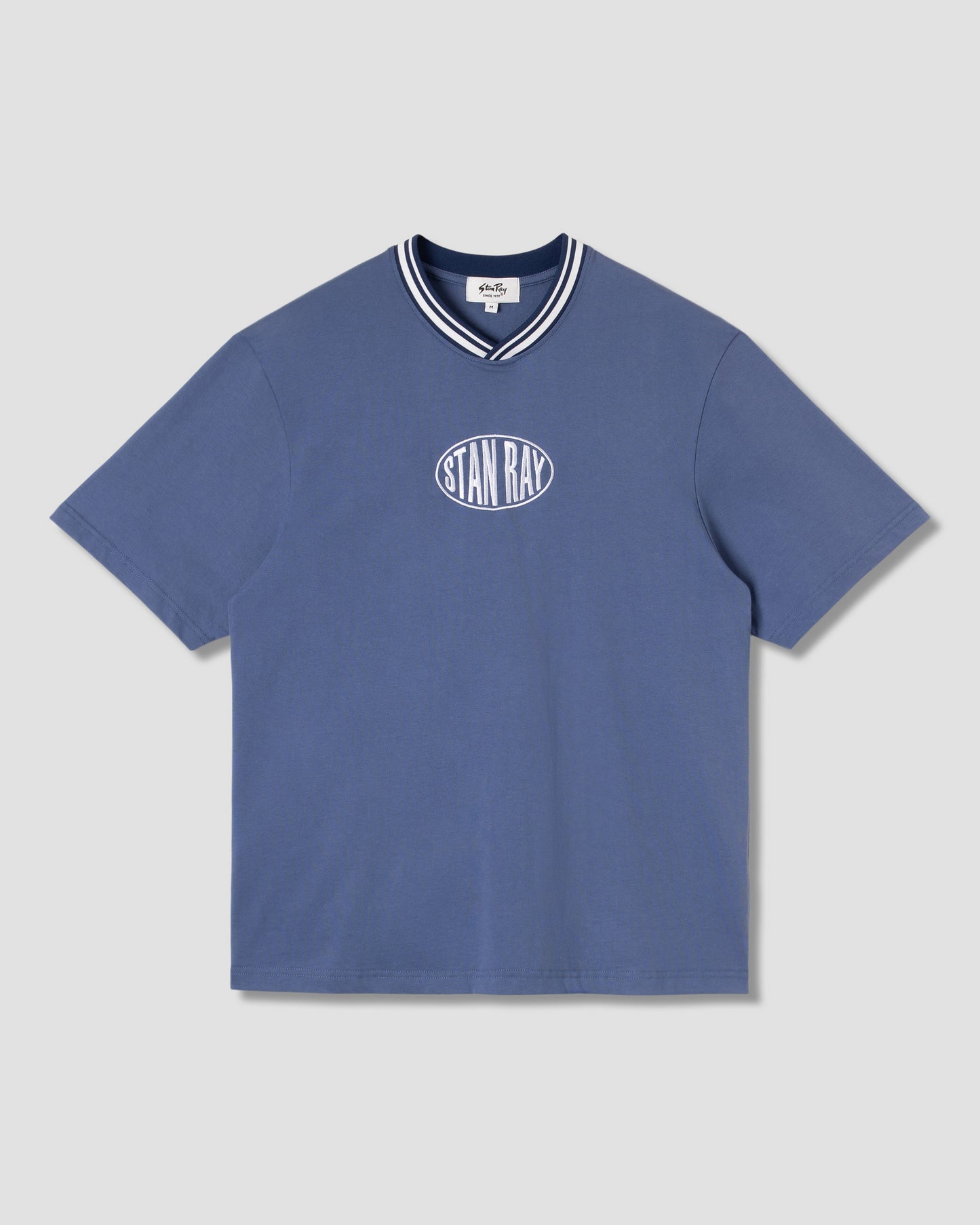 Ovales T-Shirt der 90er (Battle Blue)