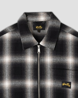Zip Shirt (Black Check)