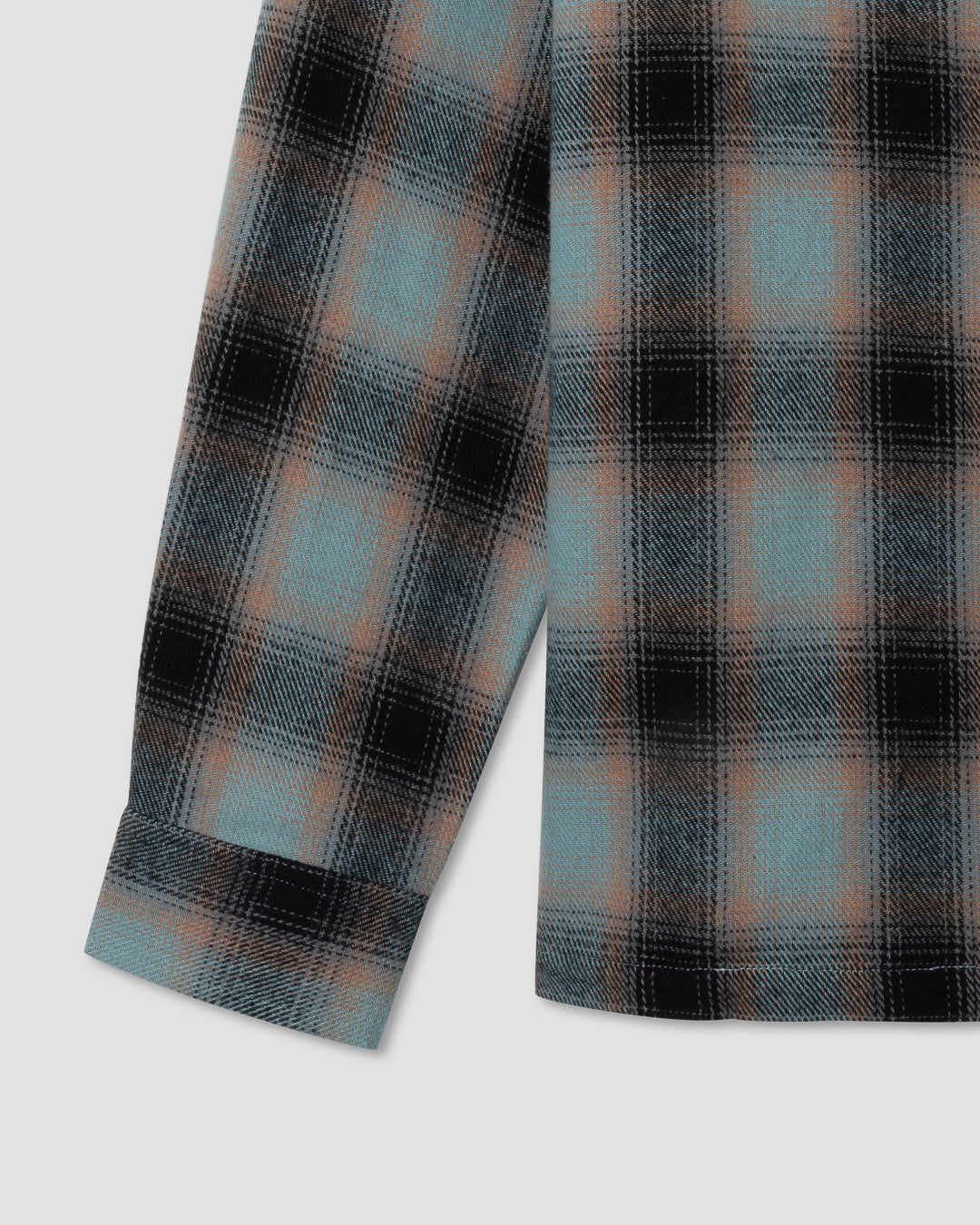 Zip Shirt (Blue Pink Check)