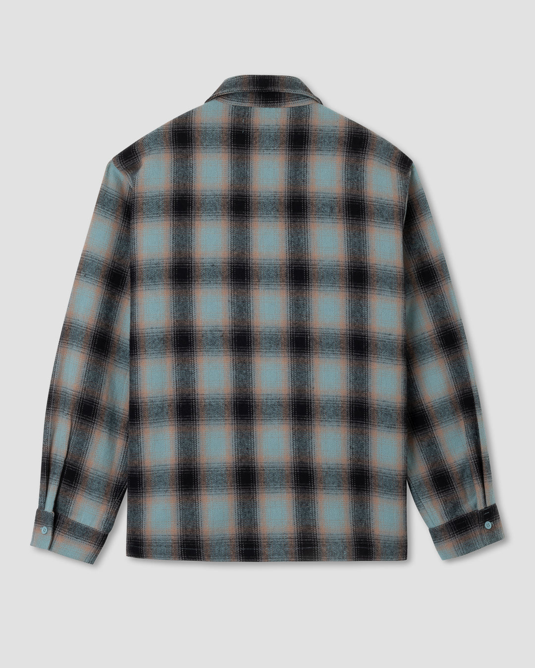 Zip Shirt (Blue Pink Check)