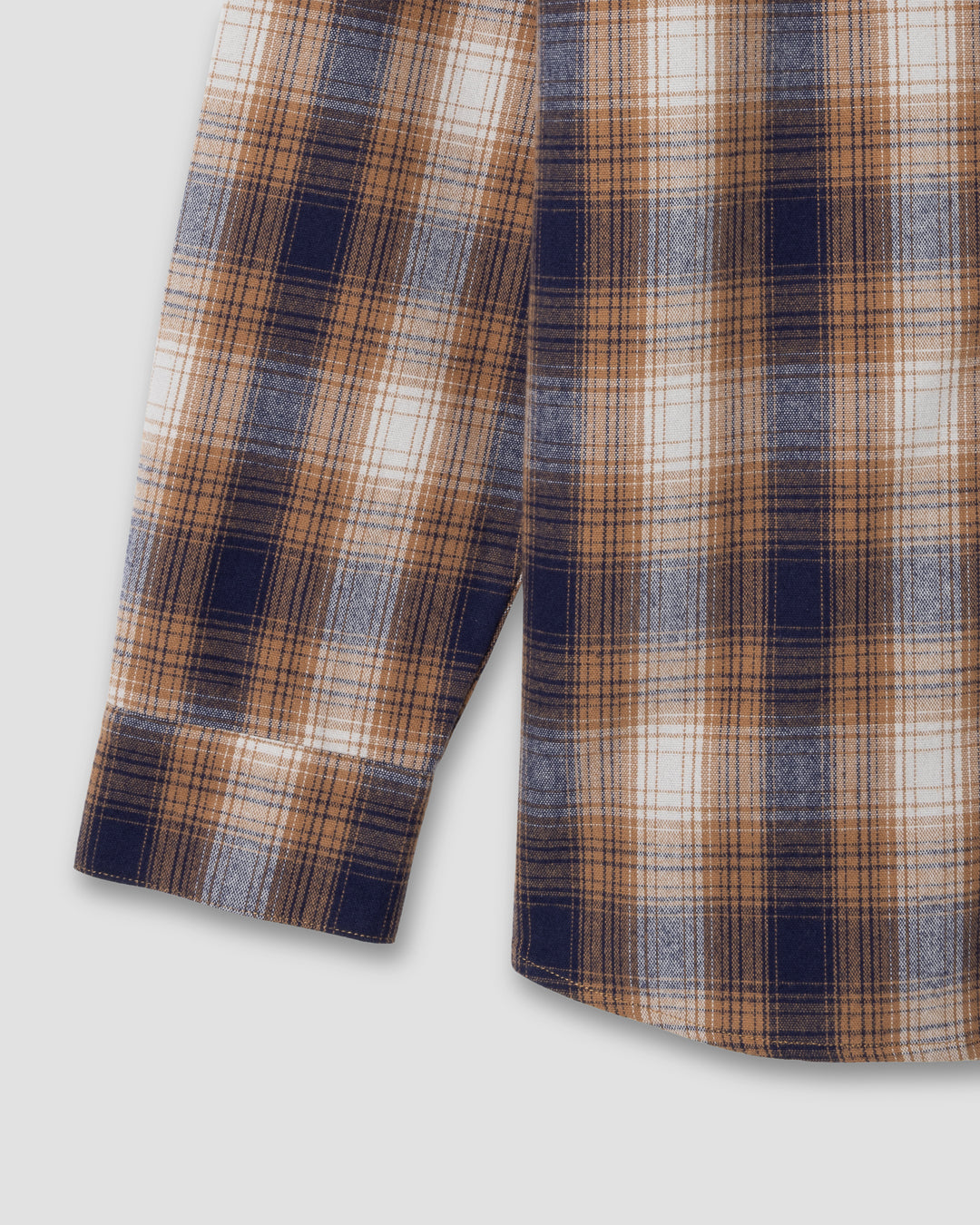 Flannel Shirt (Brown/Black Plaid)