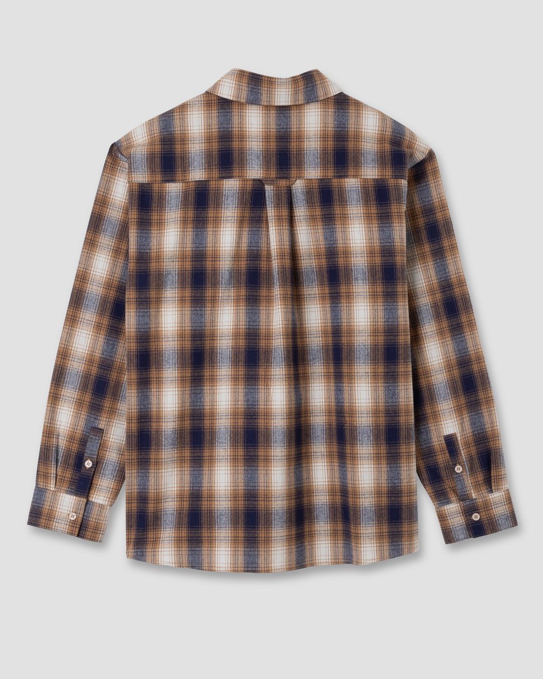 Flannel Shirt (Brown/Black Plaid)