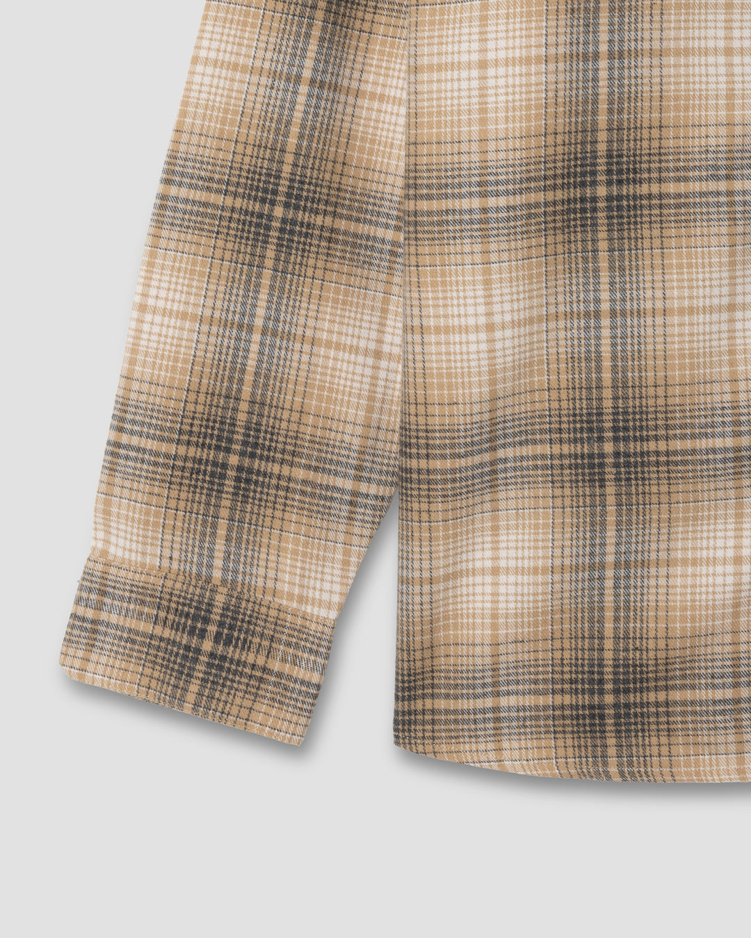 Flannel Shirt (Khaki Plaid)