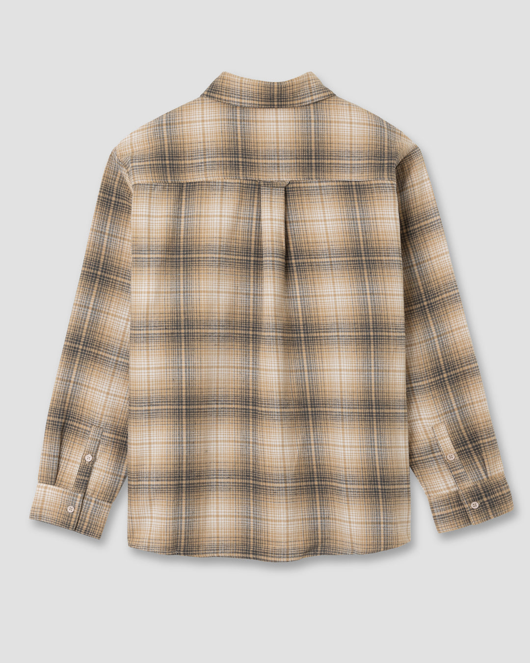 Flannel Shirt (Khaki Plaid)