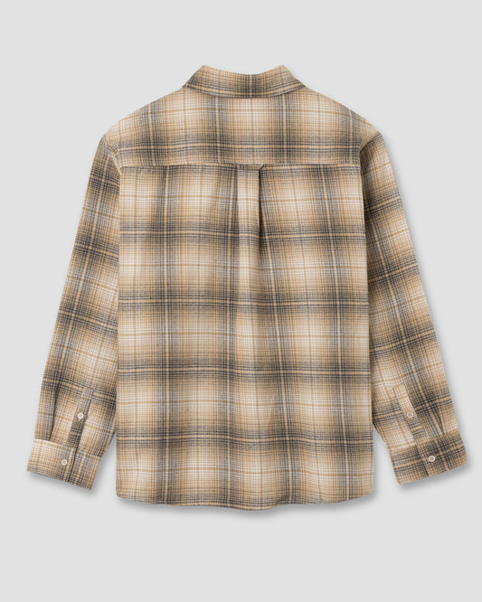 Flannel Shirt (Khaki Plaid)