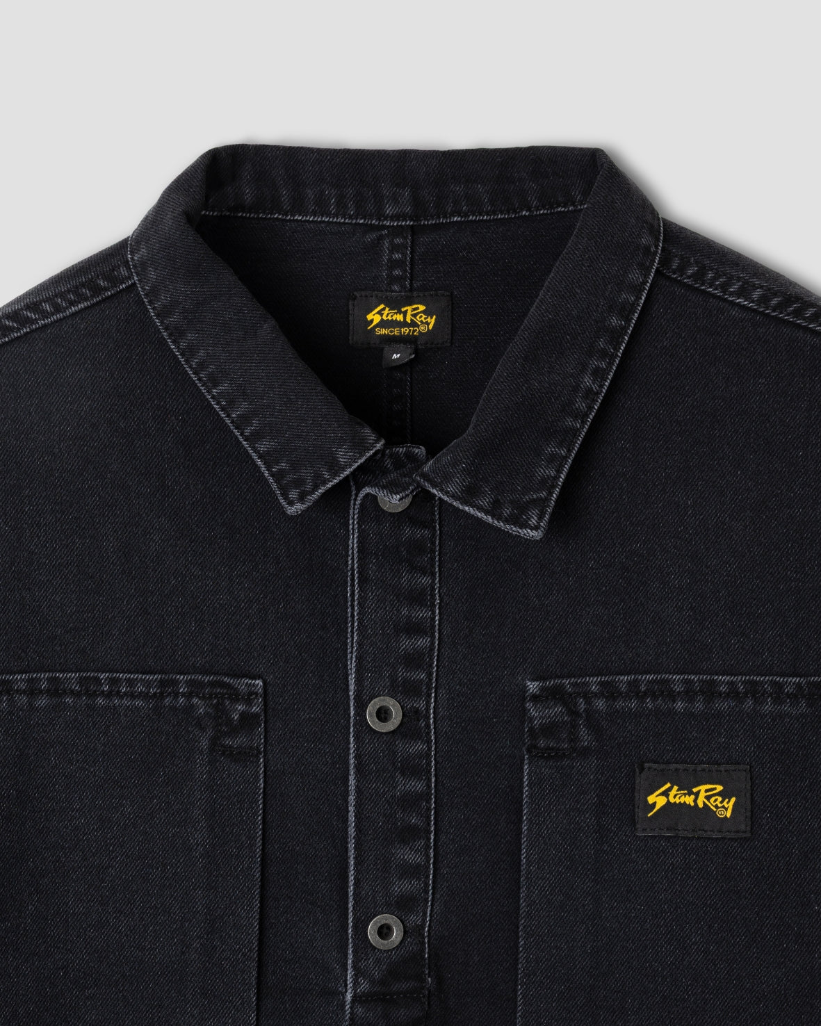 Painters Pop Over Shirt (Washed Black)