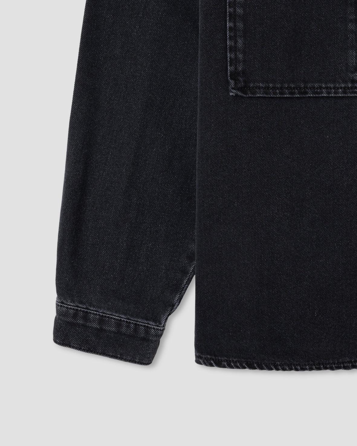Painters Pop Over Shirt (Washed Black)