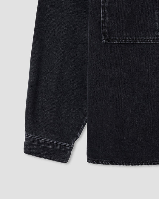 Painters Pop Over Shirt (Washed Black)