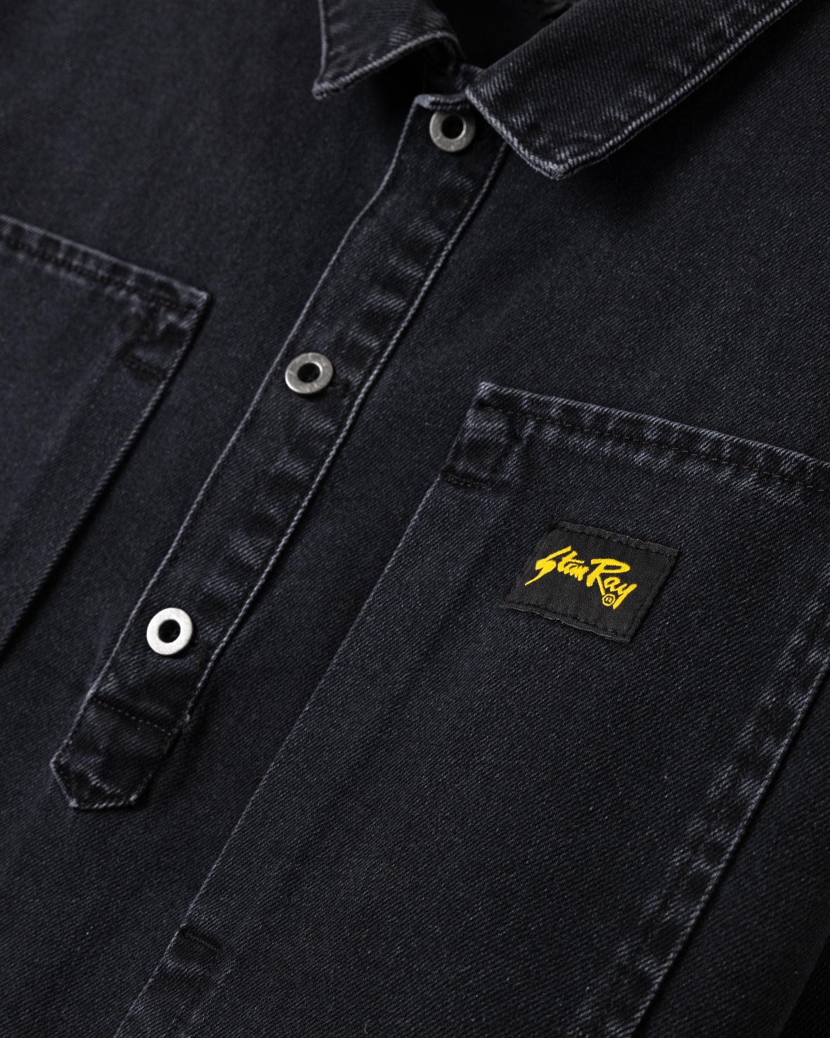Painters Pop Over Shirt (Washed Black)