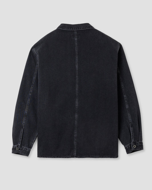 Painters Pop Over Shirt (Washed Black)