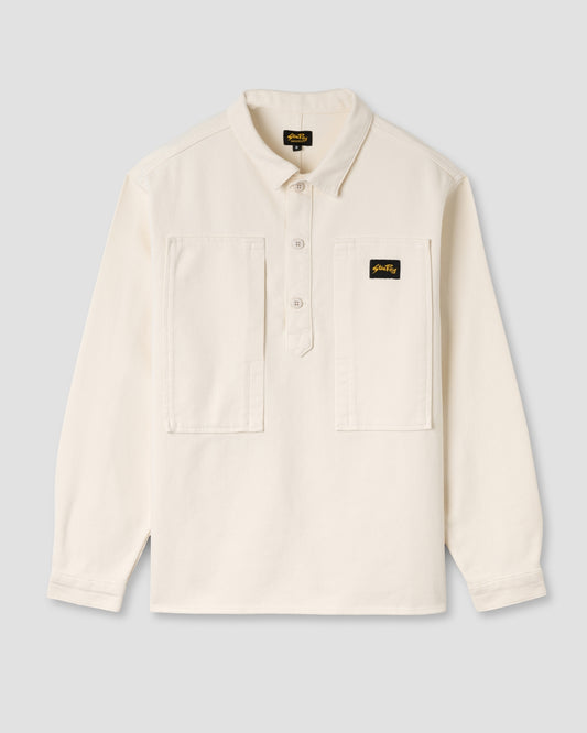 Painters Pop Over Shirt (Natural Bedford Cord)