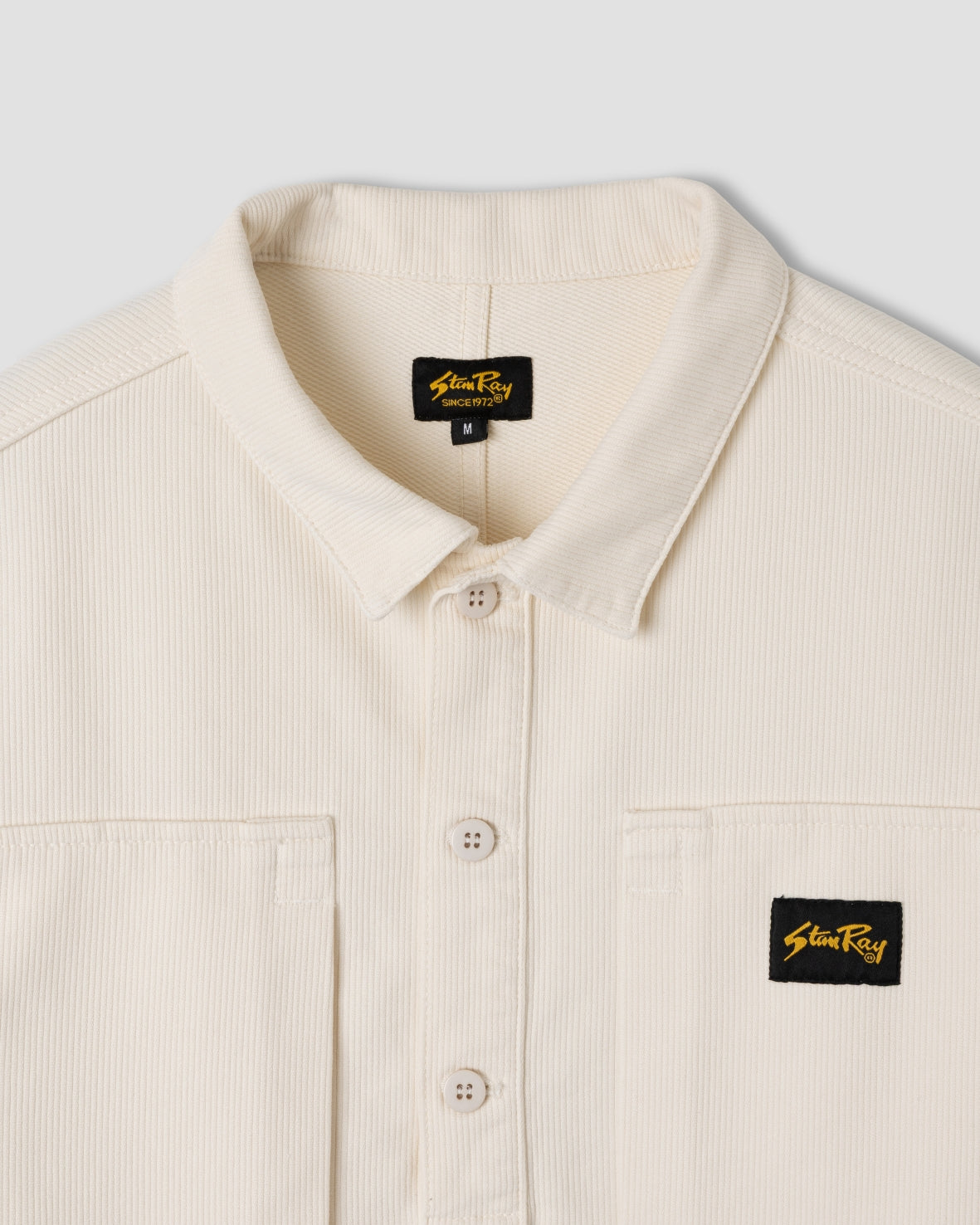 Painters Pop Over Shirt (Natural Bedford Cord)