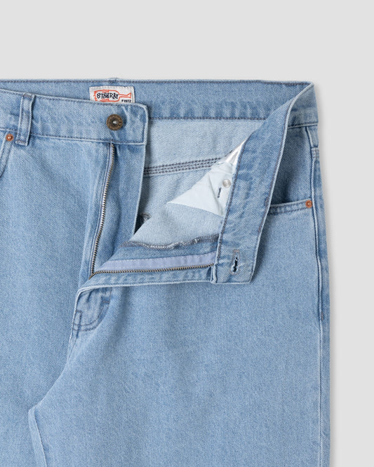 Wide 5 (Mid Wash Denim)