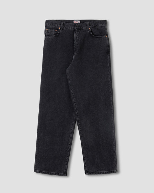 Wide 5 (Washed Black Denim)