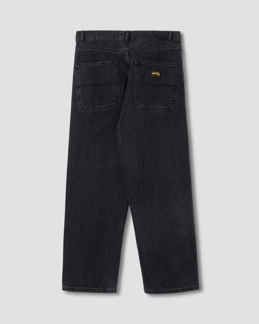 Wide 5 (Washed Black Denim)