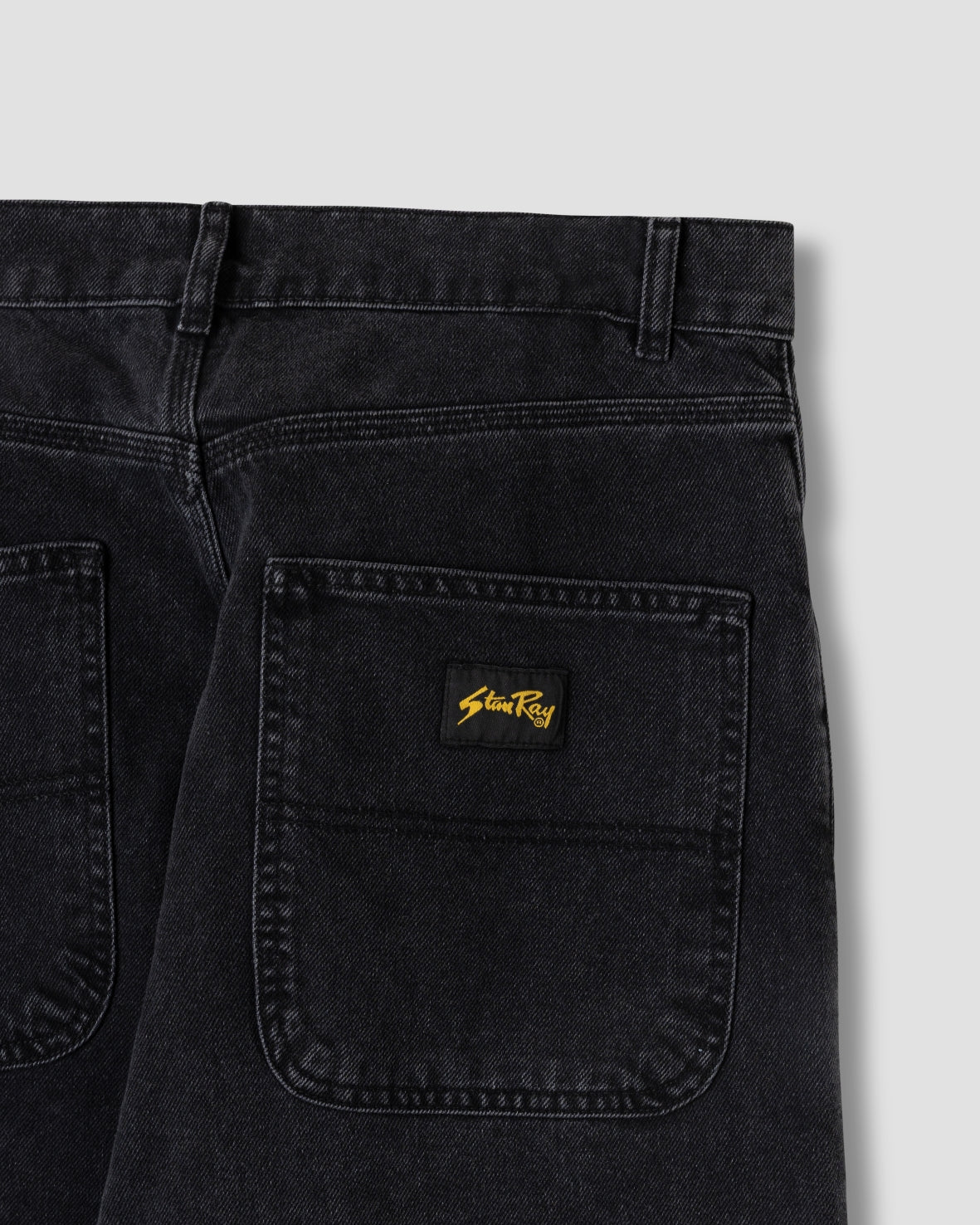Wide 5 (Washed Black Denim)