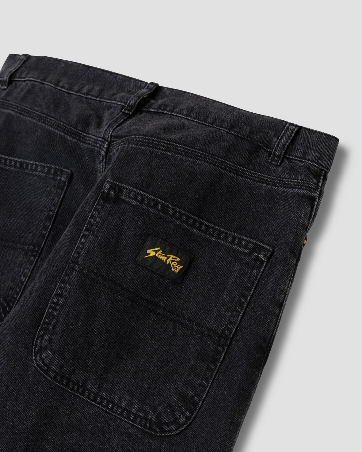 Wide 5 (Washed Black Denim)