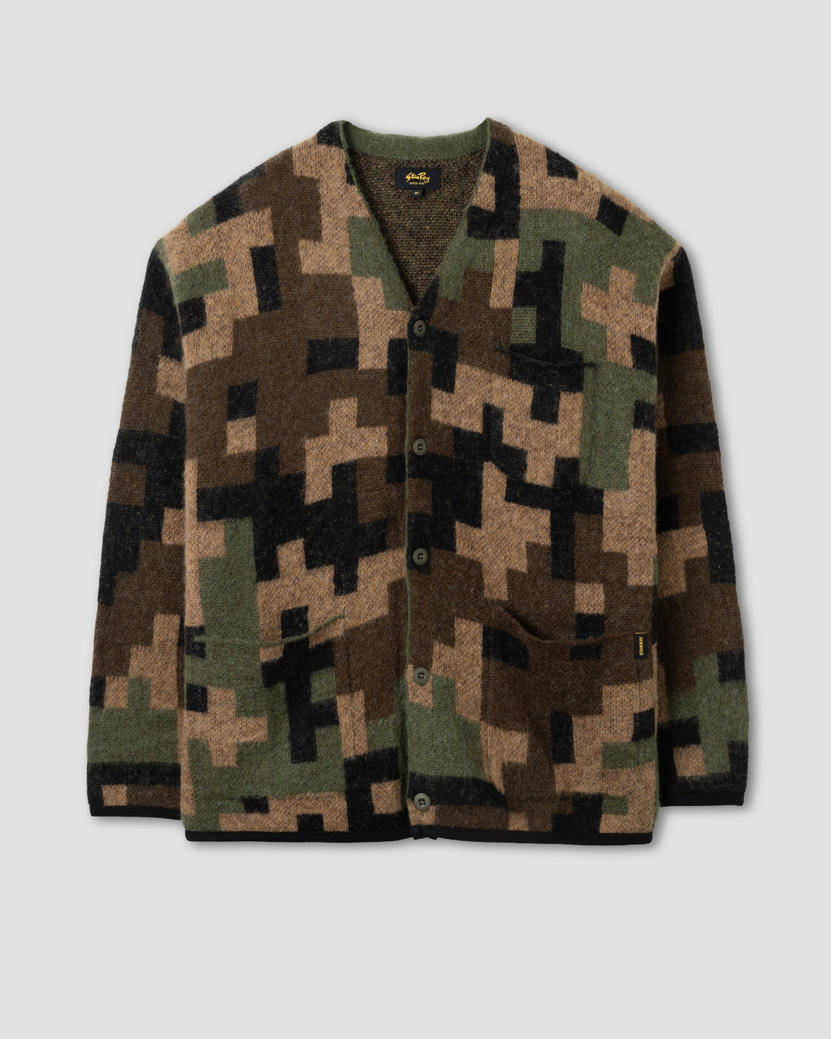 Knitted Cardigan (Digi Camo Print)