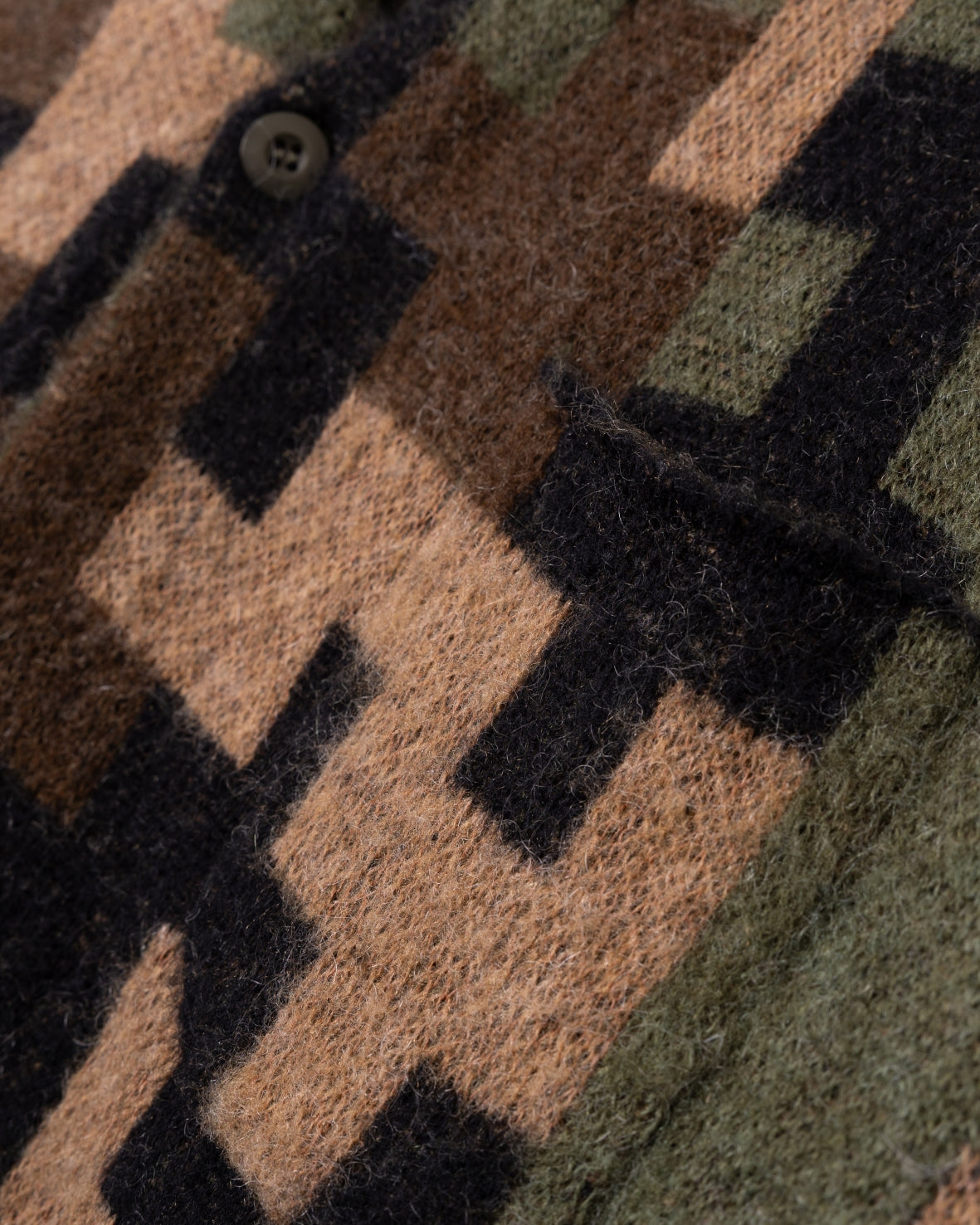 Knitted Cardigan (Digi Camo Print)