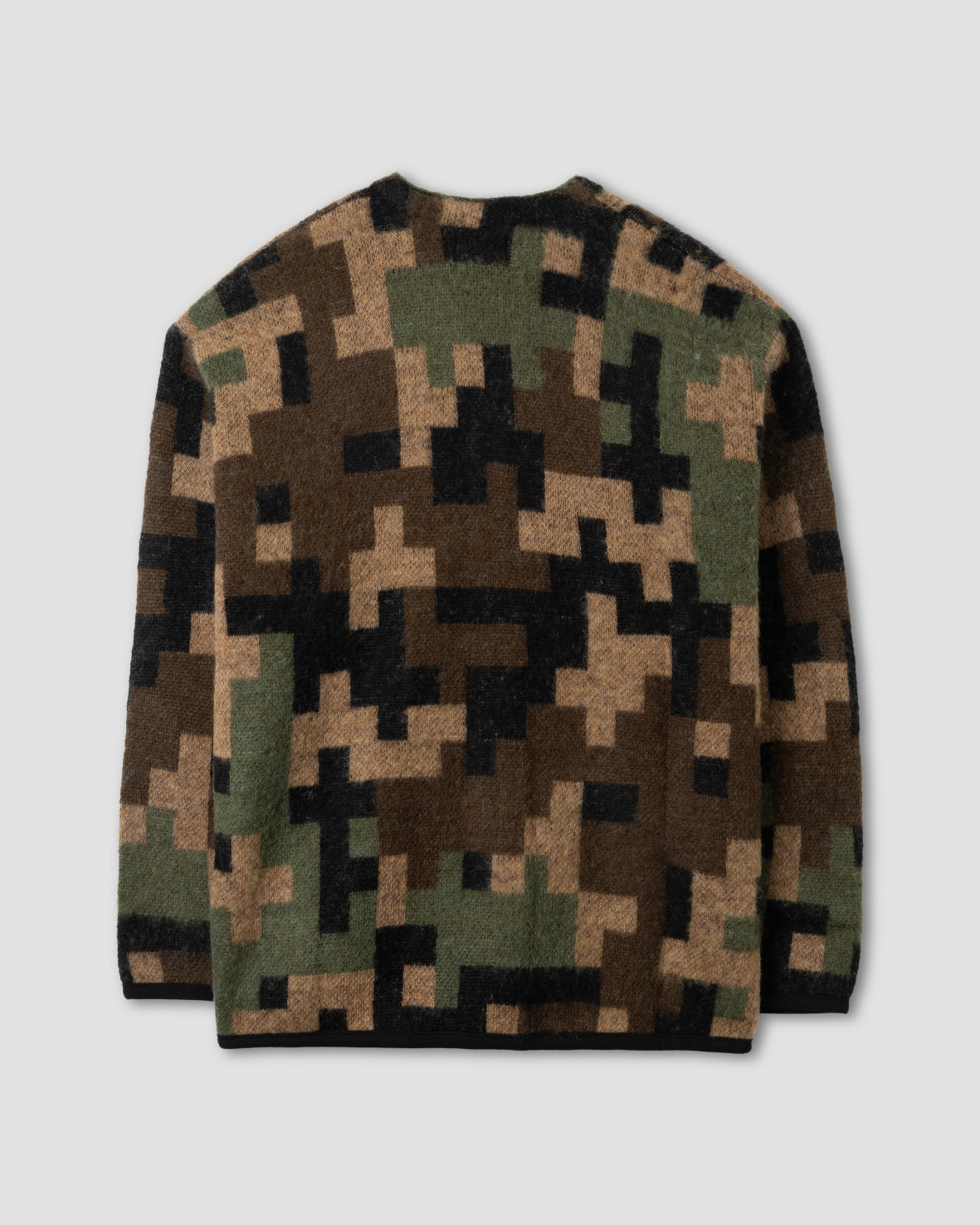 Knitted Cardigan (Digi Camo Print)