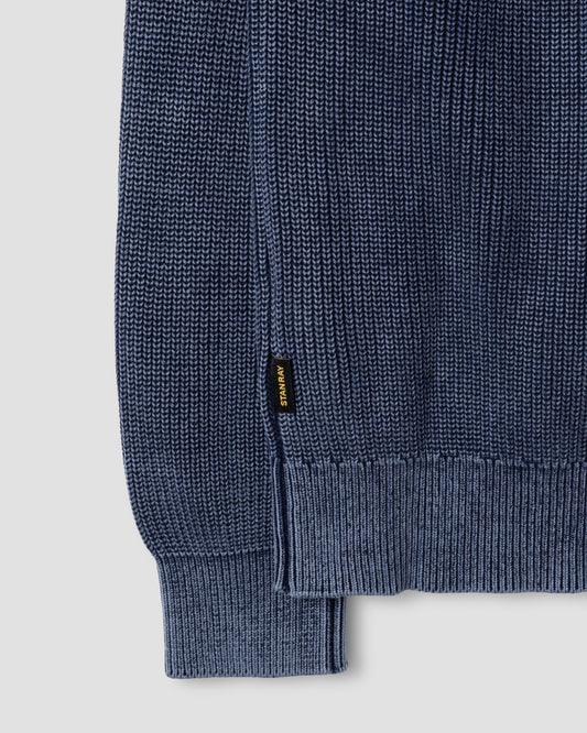 Knitted Sweater (Overdyed Navy)