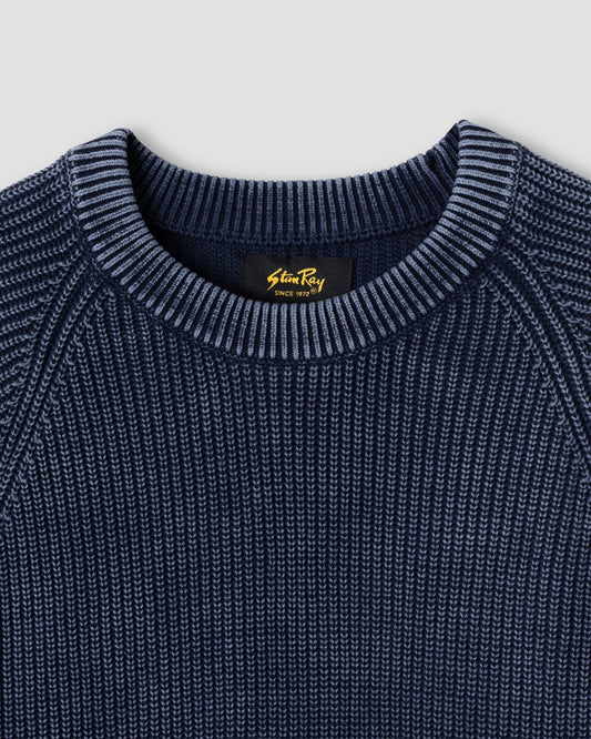 Knitted Sweater (Overdyed Navy)