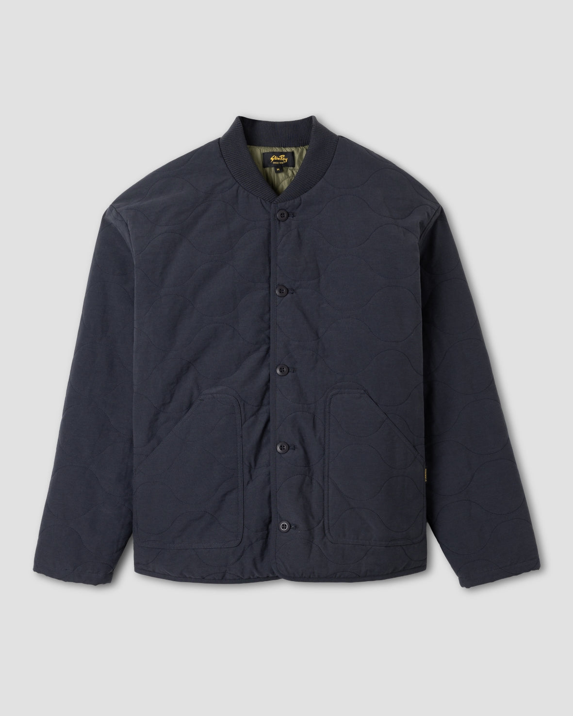 Quilted Jacket (Black/Olive)