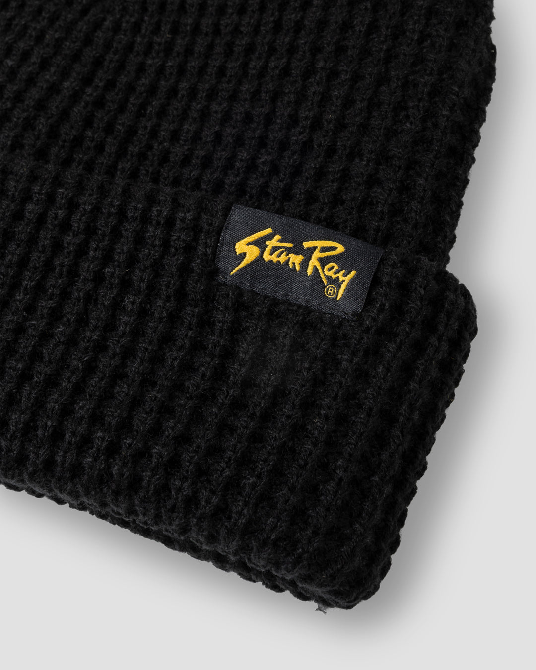 Waffle Beanie (Black)