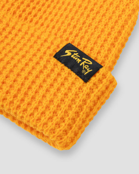 Waffle Beanie (Mock Orange)