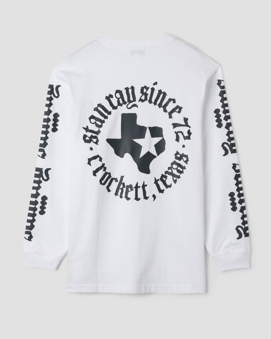 Texas State Long Sleeve (White)