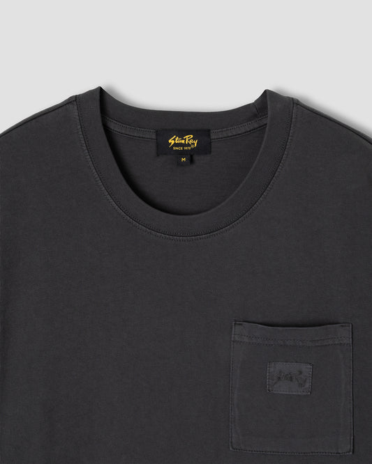 Pocket Tee (Washed Black)