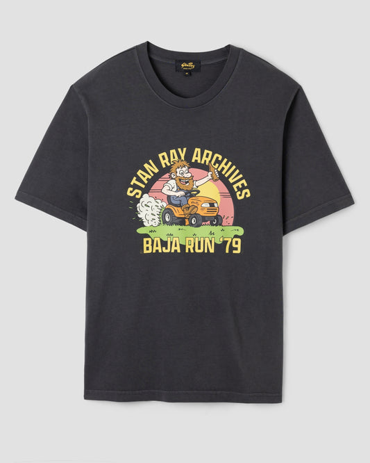 Baja Run Tee (Washed Black)