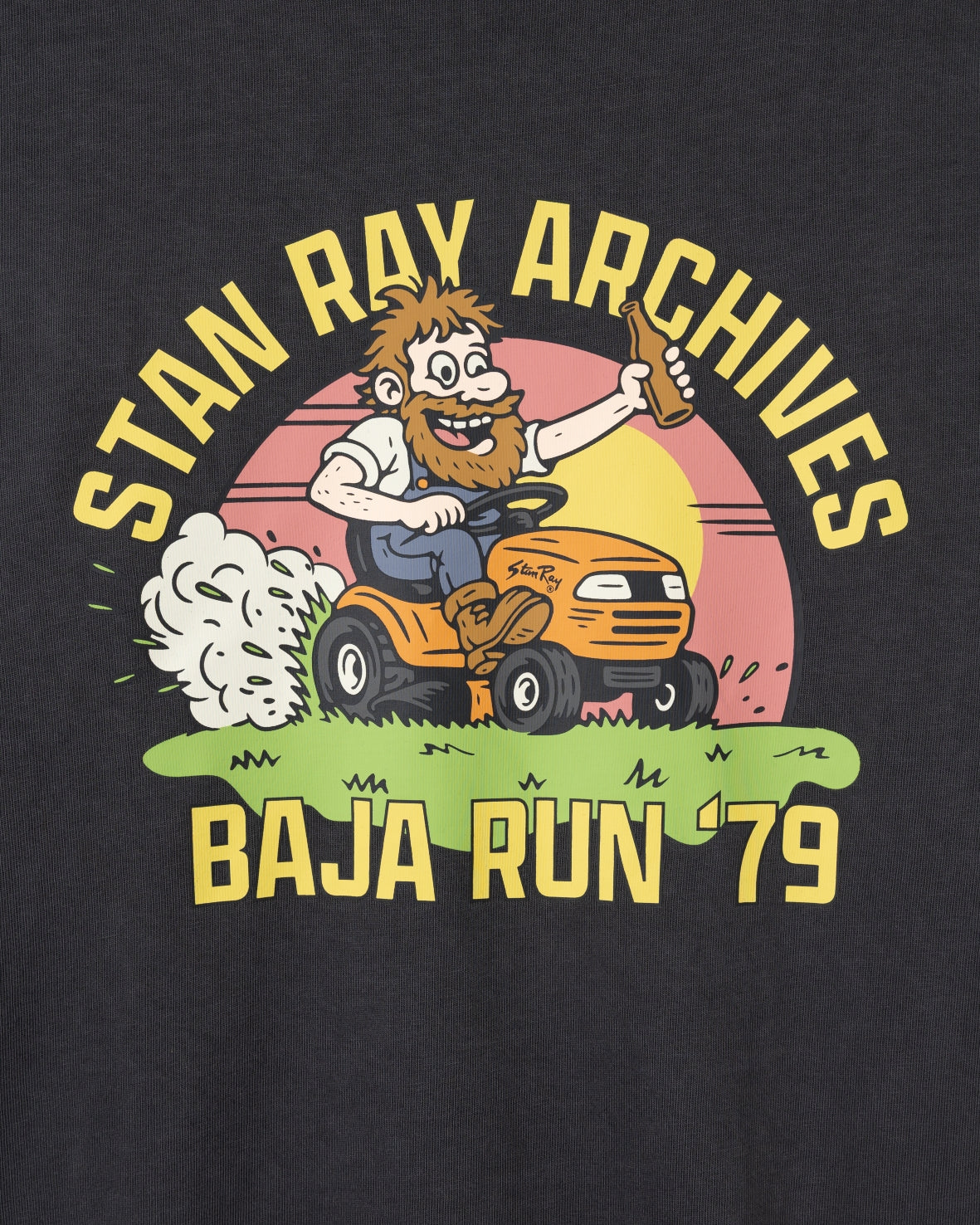 Baja Run Tee (Washed Black)